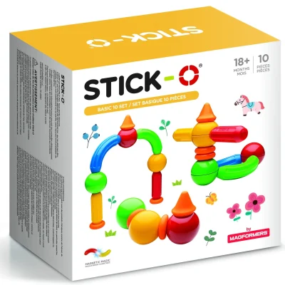 Magformers Stick-O Basic 10-Piece Set