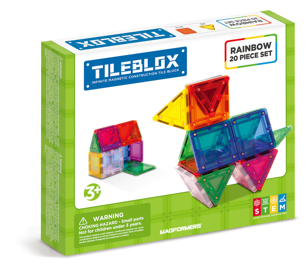 Magformers Tileblox 20-Piece Set